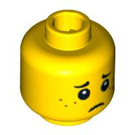 Lego hlava, žlutá (4623416, 6039464)
